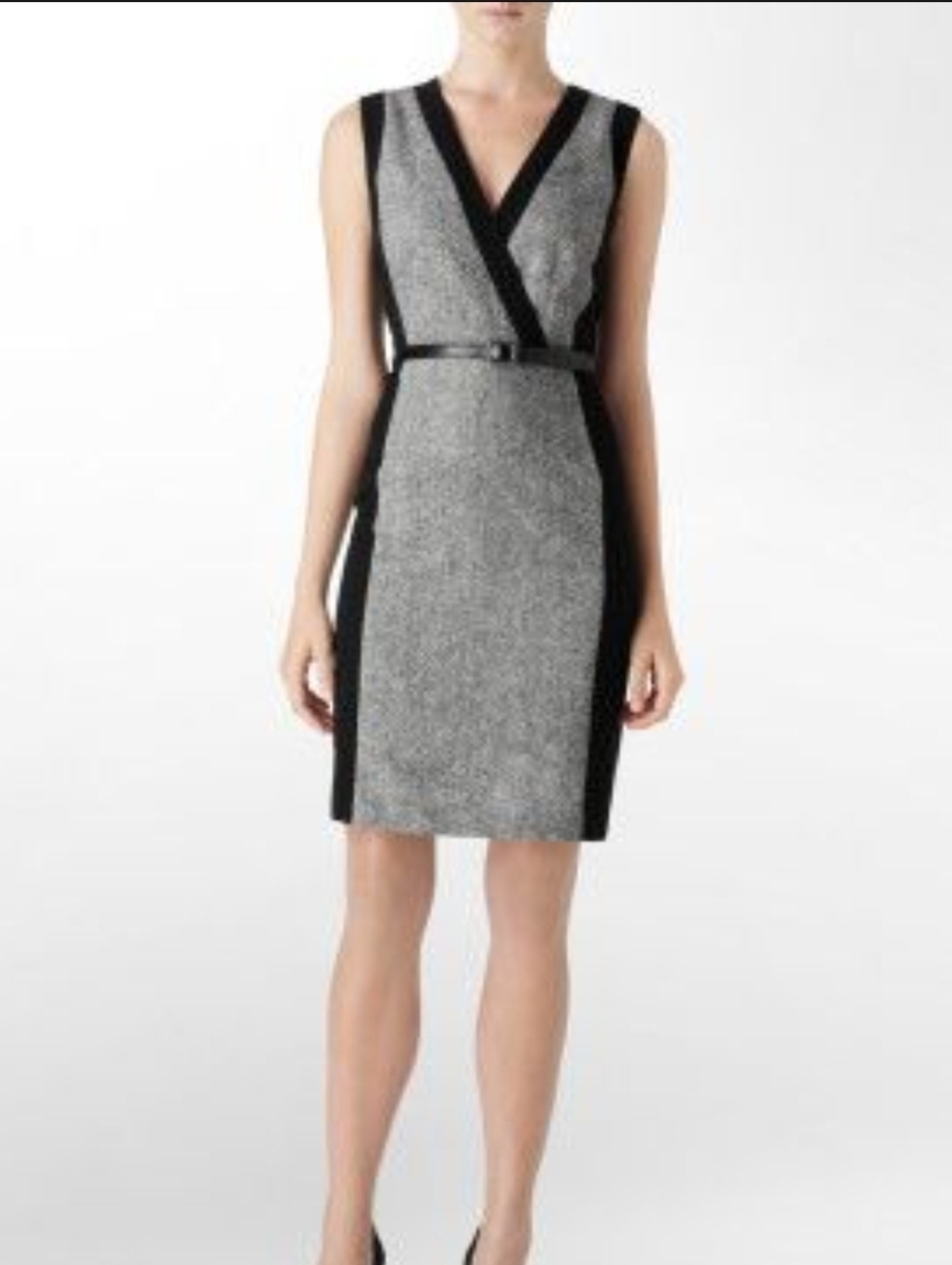 Calvin Klein Sheath Dress with Belt - Picture 5 of 5
